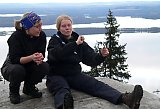 Anne ja Tanja Ukko-Kolin huipulla