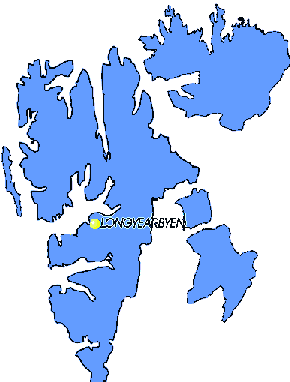 Svalbardin kartta