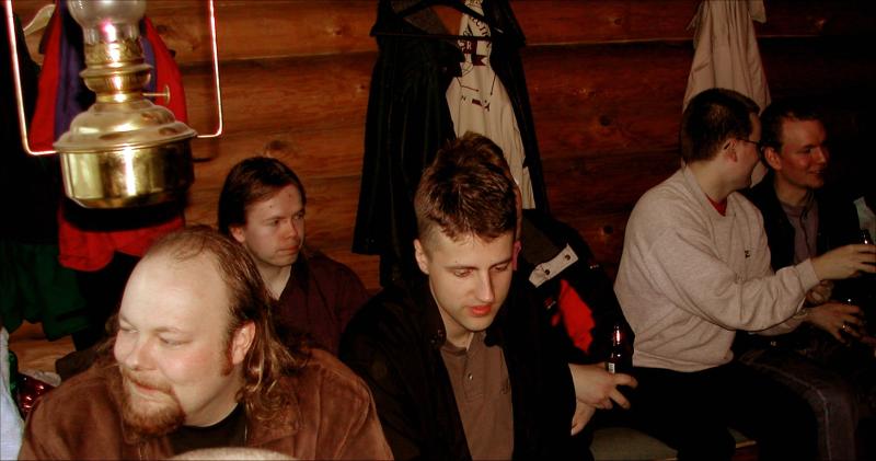 Tunnelmaa savusaunan takkahuoneesta
