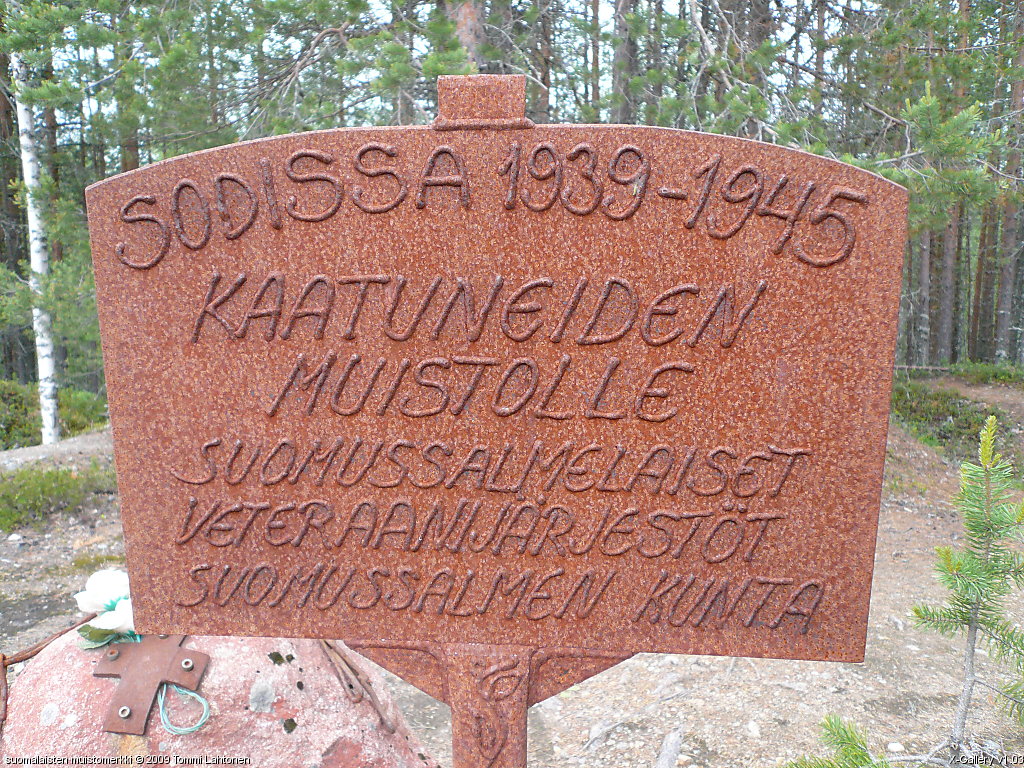 suomalaisten muistomerkki